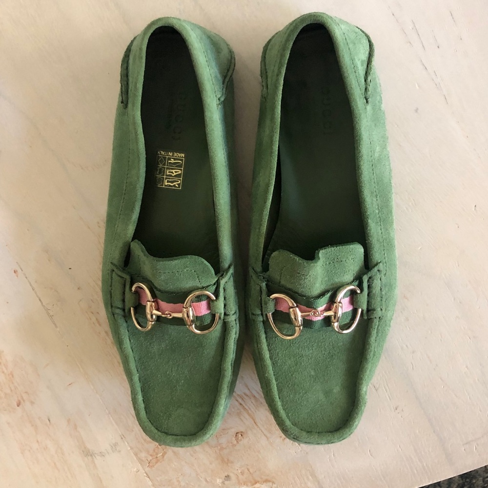 Gucci Suede Loafers
